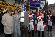 Ahli I. und Ranjana I. führen durch den Würmesischen Fasching 2008 (Foto: Ingrid Grossmann)